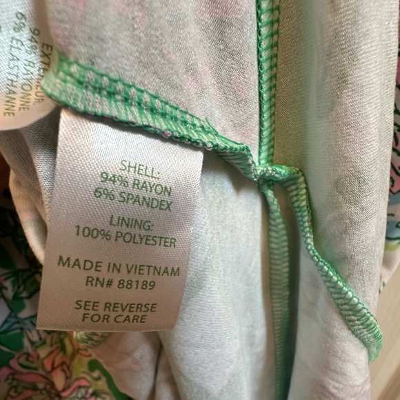 Lilly Pulitzer Moana Maxi Dress Spearmint Blossom Sz Large NEW Green‎ Floral - Picture 8 of 9